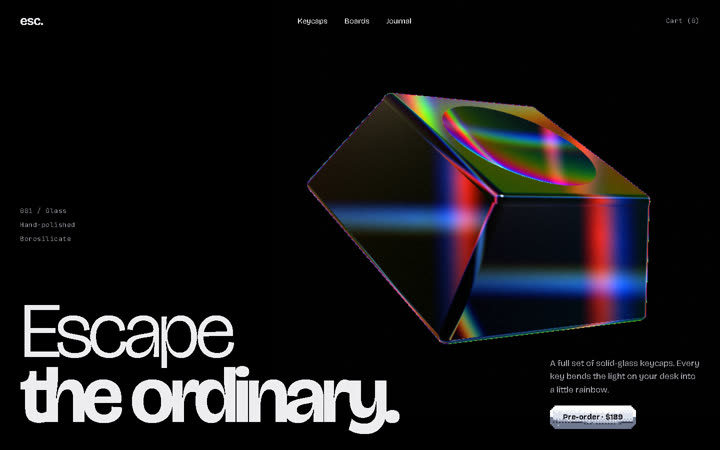 The esc. page
