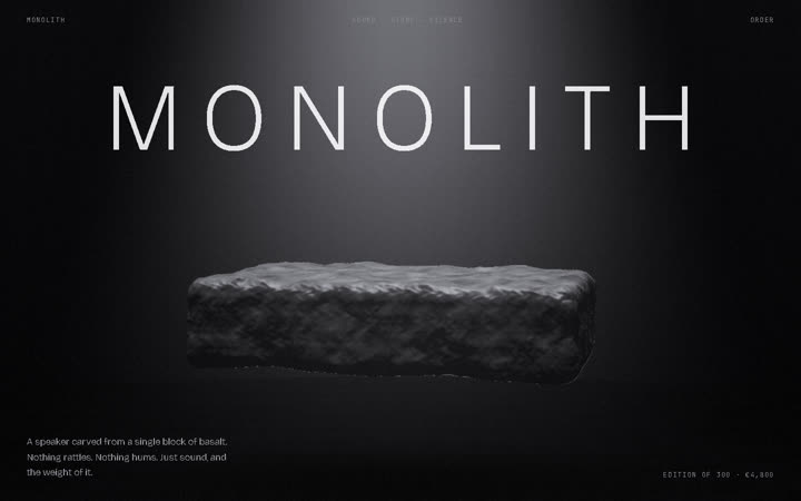 The Monolith page